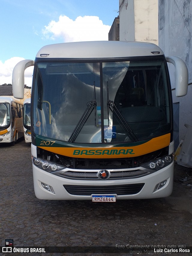 Viação Bassamar 207 na cidade de Juiz de Fora, Minas Gerais, Brasil, por Luiz Carlos Rosa. ID da foto: 9062118.