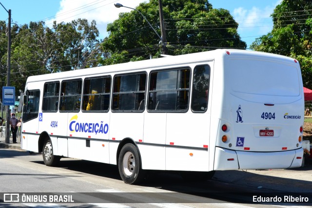 Empresa de Transportes Nossa Senhora da Conceição 4904 na cidade de Natal, Rio Grande do Norte, Brasil, por Eduardo Ribeiro. ID da foto: 9063017.