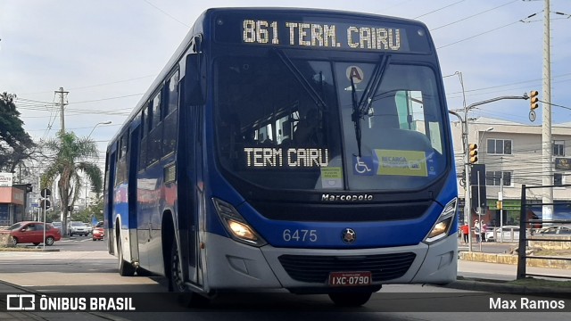 Nortran Transportes Coletivos 6475 na cidade de Porto Alegre, Rio Grande do Sul, Brasil, por Max Ramos. Número da foto: #9064423.