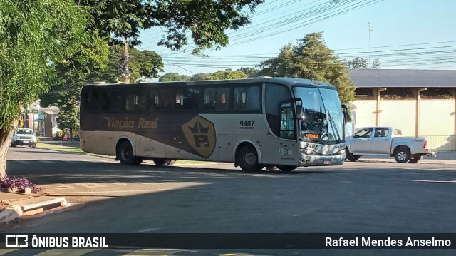Viação Real 9407 na cidade de Indianópolis, Paraná, Brasil, por Rafael Mendes Anselmo. Número da foto: #9062215.