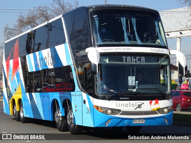 Buses Linatal 205 na cidade de Chillán, Ñuble, Bío-Bío, Chile, por Sebastian Andres Maluenda. Número da foto: #9133254.