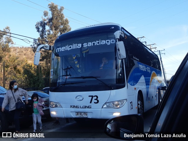 Autobuses Melipilla 73 na cidade de Melipilla, Metropolitana de Santiago, Chile, por Benjamín Tomás Lazo Acuña. ID da foto: 9133823.