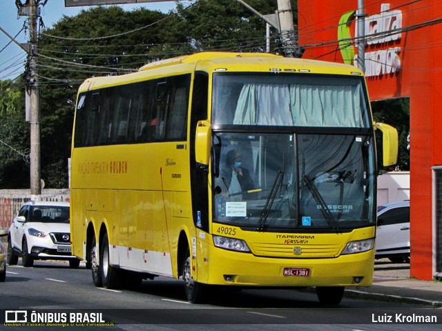 Viação Itapemirim 49025 na cidade de Juiz de Fora, Minas Gerais, Brasil, por Luiz Krolman. ID da foto: 9133549.