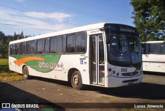 Empresa Auto Viação São José 2045 na cidade de Lauro Muller, Santa Catarina, Brasil, por Lucas Juvencio. ID da foto: 9133069.