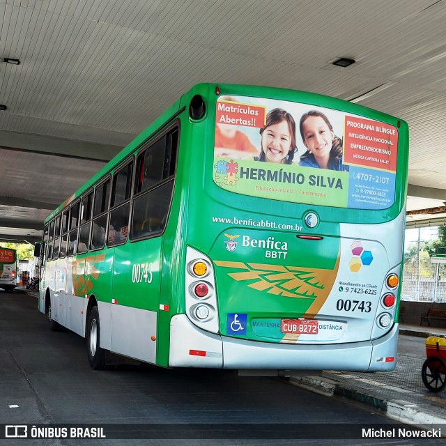 BBTT - Benfica Barueri Transporte e Turismo 00743 na cidade de Jandira, São Paulo, Brasil, por Michel Nowacki. Número da foto: #9131736.