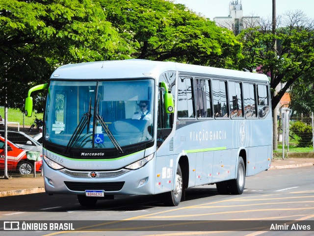 Viação Garcia 83216 na cidade de Londrina, Paraná, Brasil, por Almir Alves. ID da foto: 9132344.