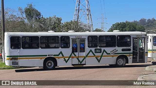 Empresa Gazômetro de Transportes 4024 na cidade de Porto Alegre, Rio Grande do Sul, Brasil, por Max Ramos. ID da foto: 9132580.