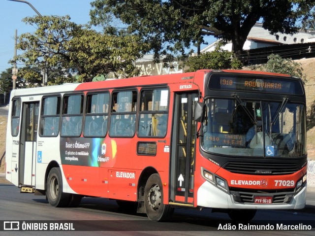 Eldorado Transportes 77029 na cidade de Belo Horizonte, Minas Gerais, Brasil, por Adão Raimundo Marcelino. ID da foto: 9133685.