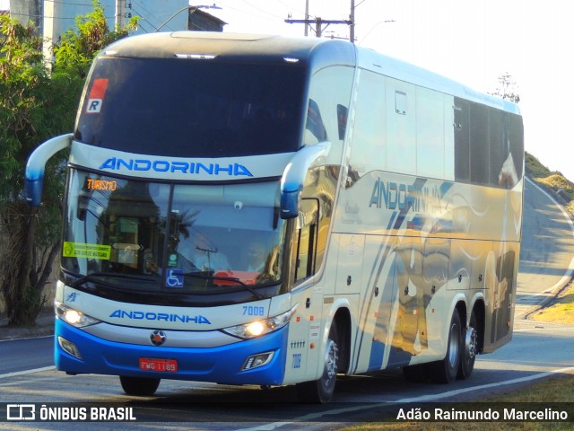 Empresa de Transportes Andorinha 7008 na cidade de Belo Horizonte, Minas Gerais, Brasil, por Adão Raimundo Marcelino. ID da foto: 9133707.