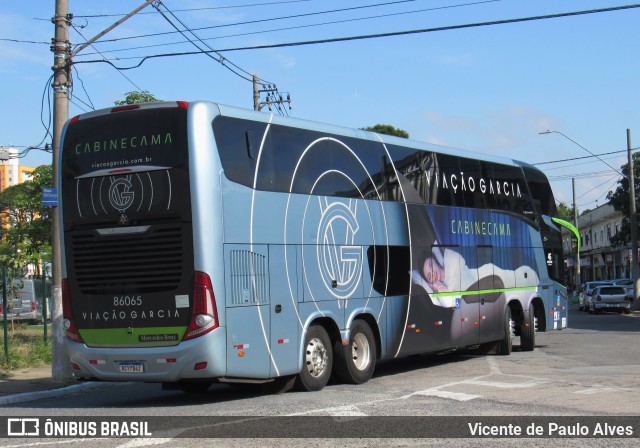 Viação Garcia 86065 na cidade de São José dos Campos, São Paulo, Brasil, por Vicente de Paulo Alves. ID da foto: 9159169.