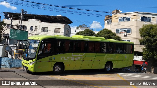 Tursan - Turismo Santo André 650 (RJ 597.167) na cidade de Barra do Piraí, Rio de Janeiro, Brasil, por Danilo  Ribeiro. Número da foto: #9160179.