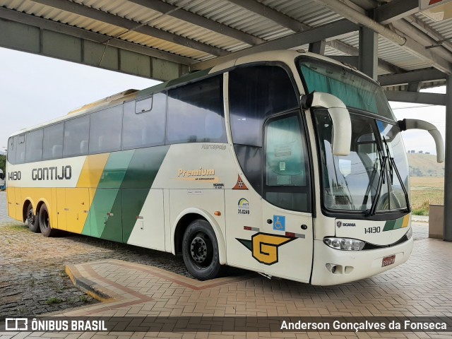 Empresa Gontijo de Transportes 14130 na cidade de Roseira, São Paulo, Brasil, por Anderson Gonçalves da Fonseca. ID da foto: 9158692.