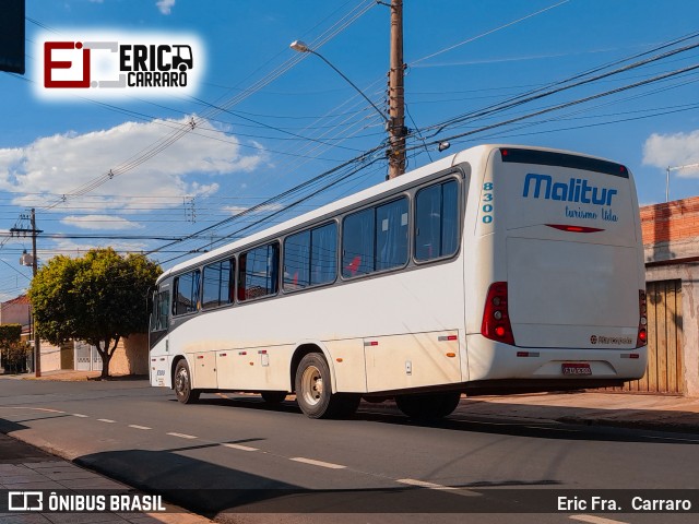 Malitur Turismo 8300 na cidade de Catanduva, São Paulo, Brasil, por Eric Fra. Carraro. Número da foto: #9158881.
