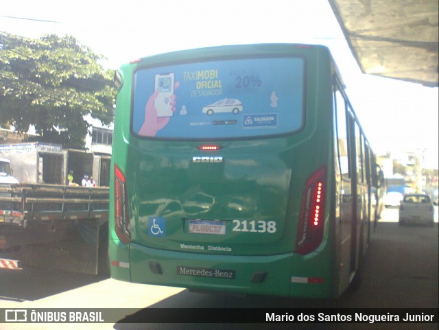 OT Trans - Ótima Salvador Transportes 21138 na cidade de Salvador, Bahia, Brasil, por Mario dos Santos Nogueira Junior. Número da foto: #9159912.