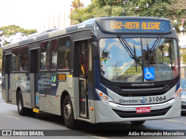 Viação Zurick 31064 na cidade de Belo Horizonte, Minas Gerais, Brasil, por Adão Raimundo Marcelino. ID da foto: 9161276.