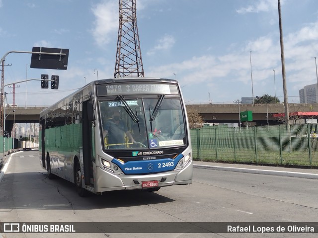 Sambaíba Transportes Urbanos 2 2493 na cidade de São Paulo, São Paulo, Brasil, por Rafael Lopes de Oliveira. Número da foto: #9159144.