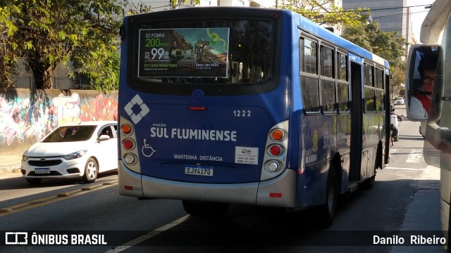 Viação Sul Fluminense 1222 na cidade de Volta Redonda, Rio de Janeiro, Brasil, por Danilo  Ribeiro. Número da foto: #9162077.