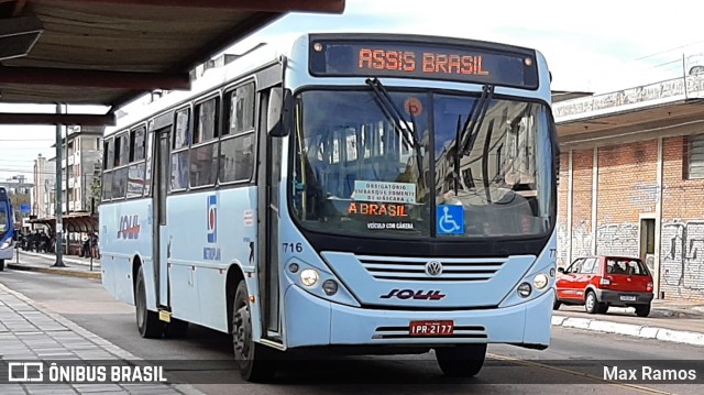 SOUL - Sociedade de Ônibus União Ltda. 7716 na cidade de Porto Alegre, Rio Grande do Sul, Brasil, por Max Ramos. Número da foto: #9163786.