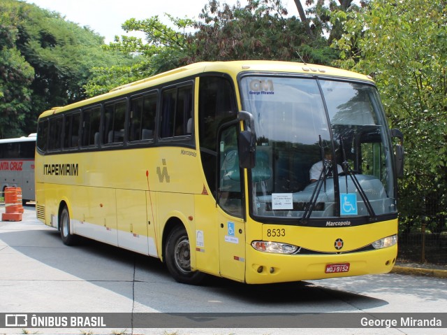 Viação Itapemirim 8533 na cidade de São Paulo, São Paulo, Brasil, por George Miranda. ID da foto: 9162413.