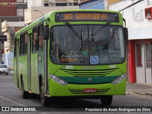 Viação Piauiense 01405 na cidade de Teresina, Piauí, Brasil, por Francisco de Assis Rodrigues da Silva. Número da foto: #9161924.