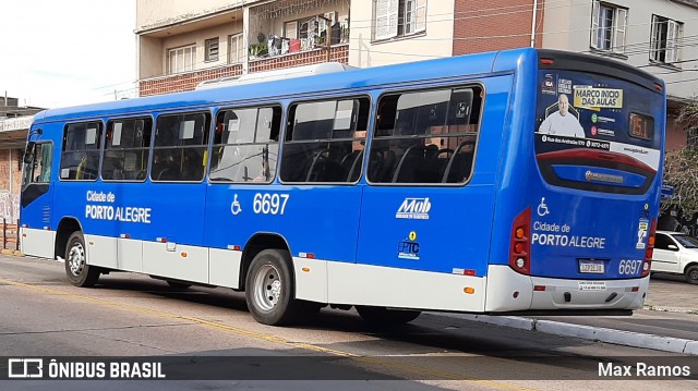 SOPAL - Sociedade de Ônibus Porto-Alegrense Ltda. 6697 na cidade de Porto Alegre, Rio Grande do Sul, Brasil, por Max Ramos. Número da foto: #9163792.