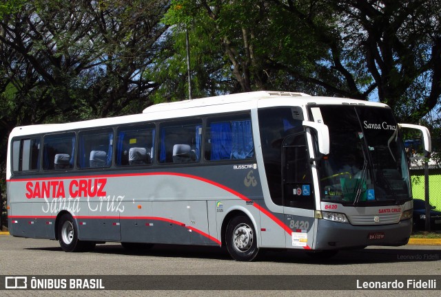 Viação Santa Cruz 8420 na cidade de São Paulo, São Paulo, Brasil, por Leonardo Fidelli. ID da foto: 9164039.