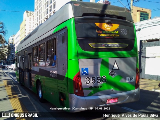 Padova Coletivos 3558 na cidade de Campinas, São Paulo, Brasil, por Henrique Alves de Paula Silva. ID da foto: 9162617.