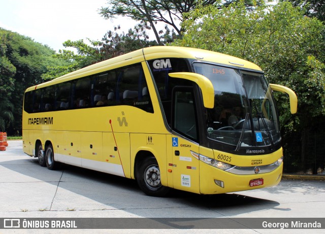 Viação Itapemirim 60025 na cidade de São Paulo, São Paulo, Brasil, por George Miranda. Número da foto: #9162435.
