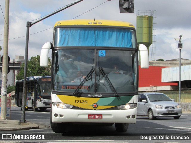 Empresa Gontijo de Transportes 17125 na cidade de Belo Horizonte, Minas Gerais, Brasil, por Douglas Célio Brandao. ID da foto: 9163282.