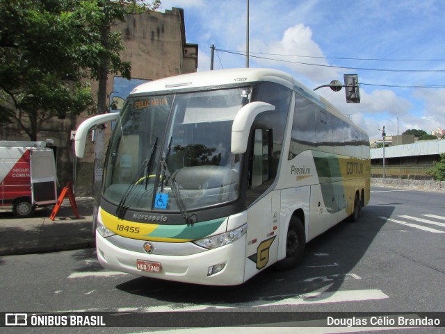 Empresa Gontijo de Transportes 18455 na cidade de Belo Horizonte, Minas Gerais, Brasil, por Douglas Célio Brandao. ID da foto: 9166131.