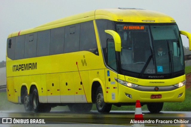 Viação Itapemirim 60059 na cidade de Campo Largo, Paraná, Brasil, por Alessandro Fracaro Chibior. Número da foto: #9164865.