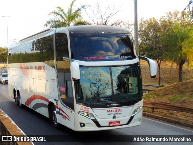 Mateus Turismo 13000 na cidade de Belo Horizonte, Minas Gerais, Brasil, por Adão Raimundo Marcelino. ID da foto: 9167381.