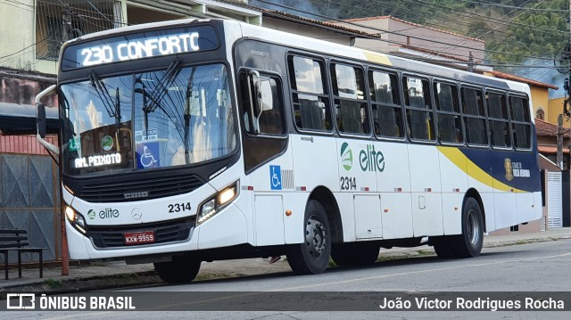 Viação Elite 2314 na cidade de Volta Redonda, Rio de Janeiro, Brasil, por João Victor Rodrigues Rocha. Número da foto: #9165940.