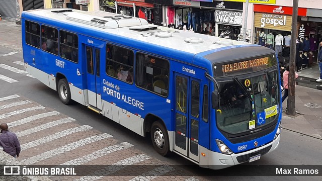 SOPAL - Sociedade de Ônibus Porto-Alegrense Ltda. 6697 na cidade de Porto Alegre, Rio Grande do Sul, Brasil, por Max Ramos. Número da foto: #9165978.