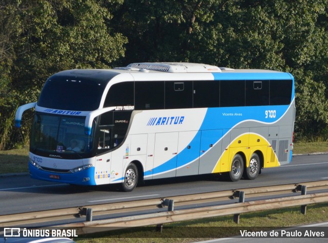 Aritur Transporte e Turismo 9700 na cidade de Santa Isabel, São Paulo, Brasil, por Vicente de Paulo Alves. Número da foto: #9165897.