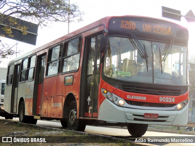 Companhia Coordenadas de Transportes 90224 na cidade de Belo Horizonte, Minas Gerais, Brasil, por Adão Raimundo Marcelino. ID da foto: 9167324.