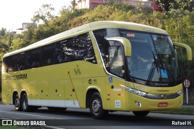 Viação Itapemirim 60073 na cidade de Barra do Piraí, Rio de Janeiro, Brasil, por Rafael H.. ID da foto: 9165927.