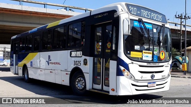 Viação Pinheiral 3025 na cidade de Volta Redonda, Rio de Janeiro, Brasil, por João Victor Rodrigues Rocha. Número da foto: #9165916.