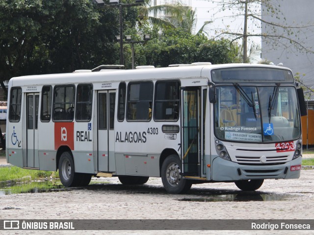Real Alagoas de Viação 4303 na cidade de Maceió, Alagoas, Brasil, por Rodrigo Fonseca. Número da foto: #9166099.