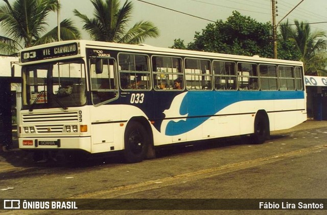 Viação Guarujá 033 na cidade de Guarujá, São Paulo, Brasil, por Fábio Lira Santos. ID da foto: 9165703.