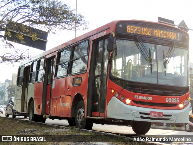 Companhia Coordenadas de Transportes 90235 na cidade de Belo Horizonte, Minas Gerais, Brasil, por Adão Raimundo Marcelino. ID da foto: 9167304.