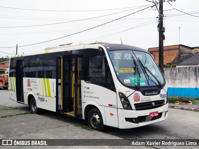 Otrantur Transporte e Turismo 19-100 na cidade de São Vicente, São Paulo, Brasil, por Adam Xavier Rodrigues Lima. Número da foto: #9168220.