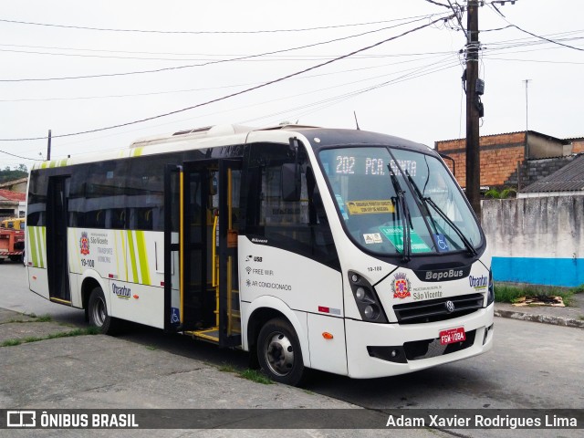 Otrantur Transporte e Turismo 19-100 na cidade de São Vicente, São Paulo, Brasil, por Adam Xavier Rodrigues Lima. ID da foto: 9168220.