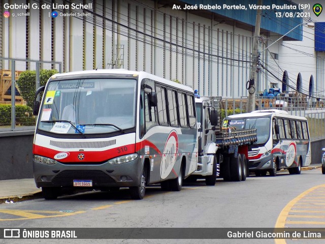 Viação Mimo 310 na cidade de Várzea Paulista, São Paulo, Brasil, por Gabriel Giacomin de Lima. Número da foto: #9169286.