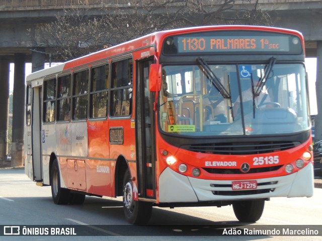 Autotrans > Turilessa 25135 na cidade de Belo Horizonte, Minas Gerais, Brasil, por Adão Raimundo Marcelino. ID da foto: 9170076.