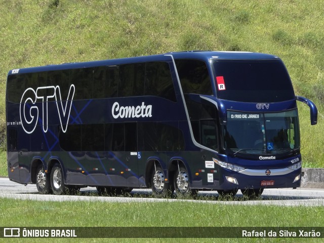 Viação Cometa 18308 na cidade de Petrópolis, Rio de Janeiro, Brasil, por Rafael da Silva Xarão. Número da foto: #9170022.