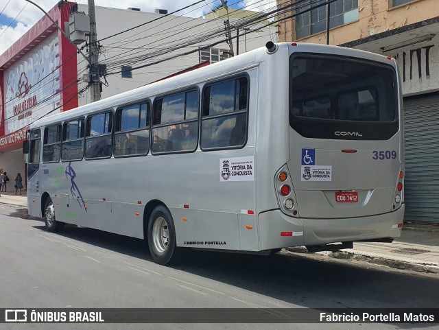 Viação Rosa Vitória da Conquista 3509 na cidade de Vitória da Conquista, Bahia, Brasil, por Fabrício Portella Matos. Número da foto: #9168166.