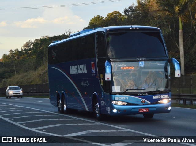 Marazul Turismo 9001 na cidade de Santa Isabel, São Paulo, Brasil, por Vicente de Paulo Alves. ID da foto: 9168780.