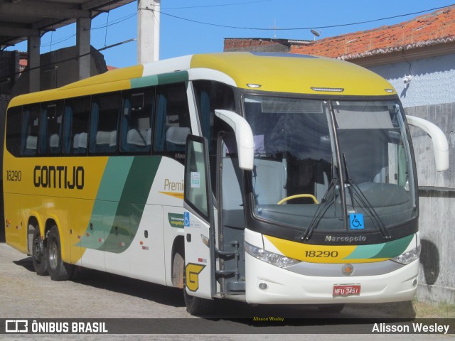 Empresa Gontijo de Transportes 18290 na cidade de Fortaleza, Ceará, Brasil, por Alisson Wesley. ID da foto: 9169272.