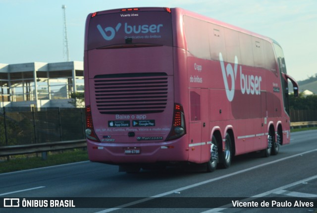 Buser Brasil Tecnologia 6798 na cidade de Santa Isabel, São Paulo, Brasil, por Vicente de Paulo Alves. ID da foto: 9168747.